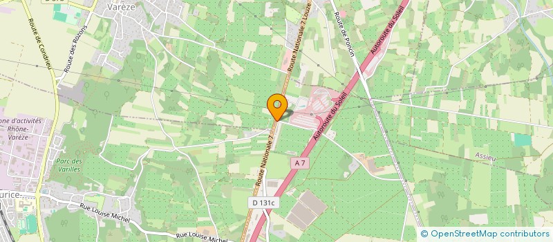 localisation de l'entreprise SCCV LE CLOS DE MARIE TOUCHANT à ROUSSILLON