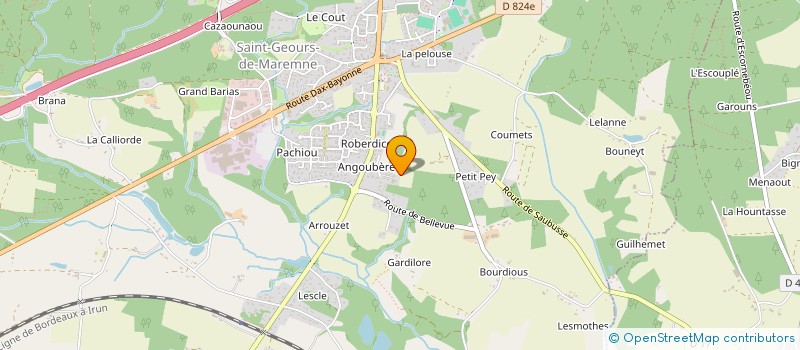 localisation de l'entreprise SCCV LE CLOS DE MARTICHOT à SAINT-GEOURS-DE-MAREMNE