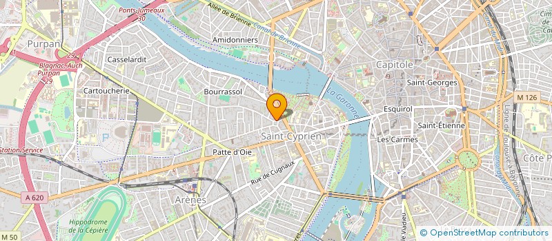localisation de l'entreprise SCCV LE CLOS DE PAUL à TOULOUSE
