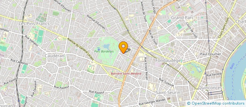localisation de l'entreprise SCCV LE CLOS DES CHARTRONS à BORDEAUX