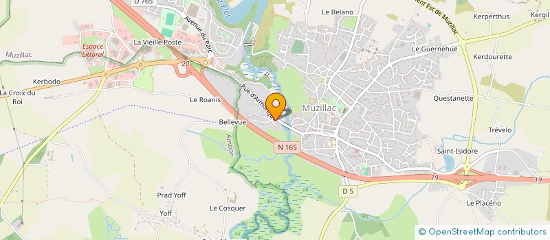 localisation de l'entreprise SCCV LE CLOS DES COLIBRIS à LA TRINITE-SURZUR