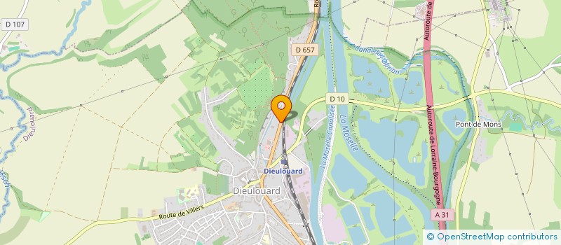 localisation de l'entreprise SCCV LE CLOS DES PLATANES N 1 à DIEULOUARD