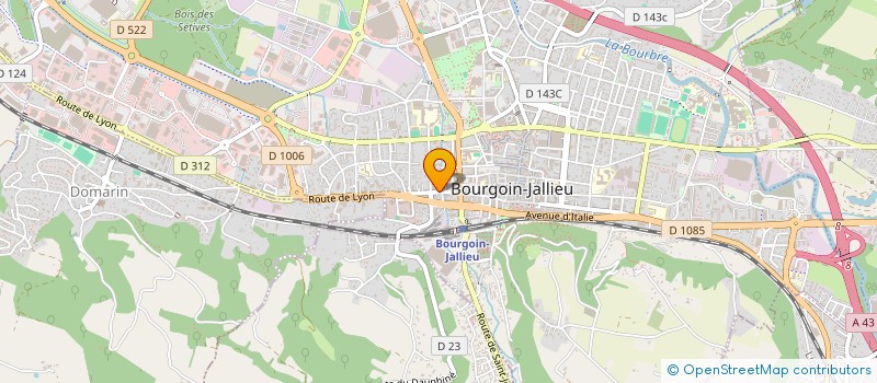 localisation de l'entreprise SCCV LE CLOS DES TILLEULS  BOURGOIN-JALLIEU