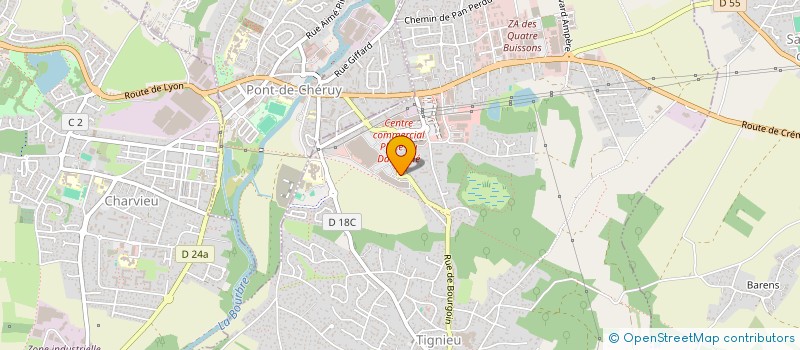 localisation de l'entreprise SCCV LE CLOS DU DAUPHINE  TIGNIEU-JAMEYZIEU