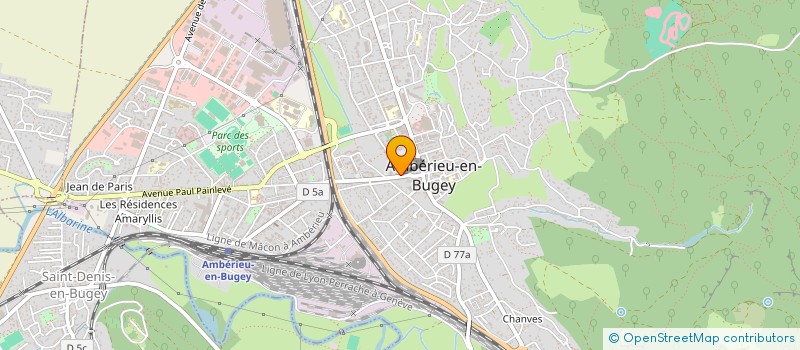 localisation de l'entreprise SCCV LE CLOS DU PONT à AMBERIEU-EN-BUGEY