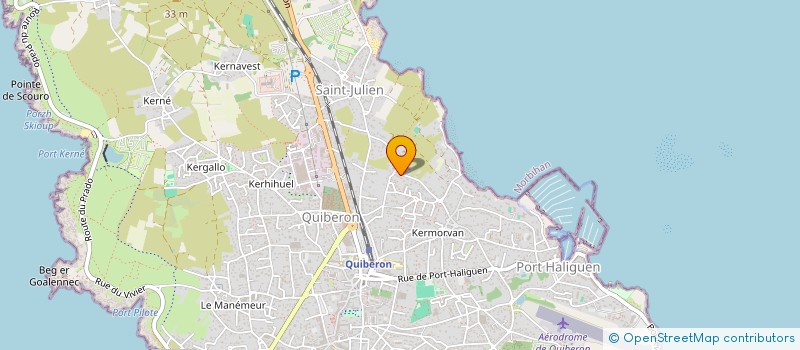 localisation de l'entreprise SCCV LE CLOS DU PUITS  QUIBERON