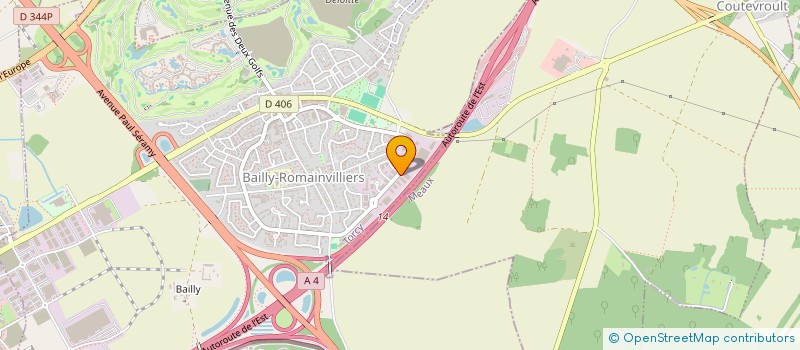 localisation de l'entreprise SCCV LE CLOS EMILIE  BAILLY-ROMAINVILLIERS