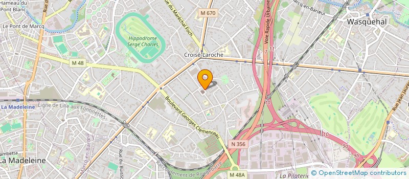 localisation de l'entreprise SCCV LE CLOS IBIS  MARCQ-EN-BARUL