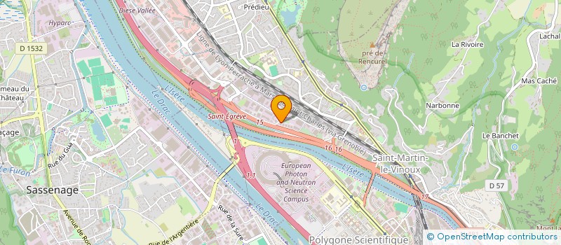 localisation de l'entreprise SCCV LE CLOS PREMOL  SAINT-MARTIN-LE-VINOUX