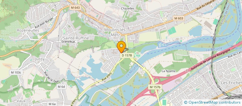 localisation de l'entreprise SCCV LE CLOS SAINT HILAIRE  MOULINS-LES-METZ