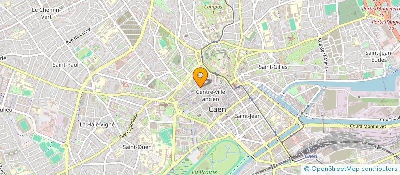 localisation de l'entreprise SCCV LE CLOS SAINT JACQUES à CAEN