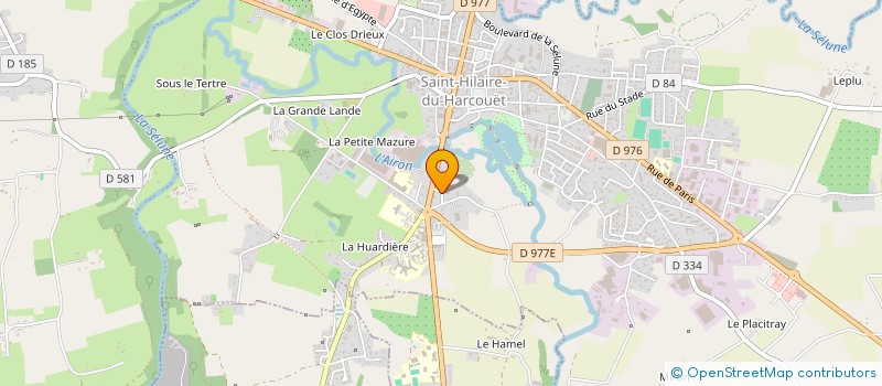localisation de l'entreprise SCCV LE COTEAU DE SEVIGNE  SAINT-HILAIRE-DU-HARCOUET