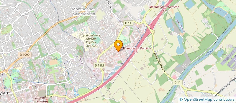 localisation de l'entreprise SCCV LE DEBUSSY  MONTBONNOT-SAINT-MARTIN