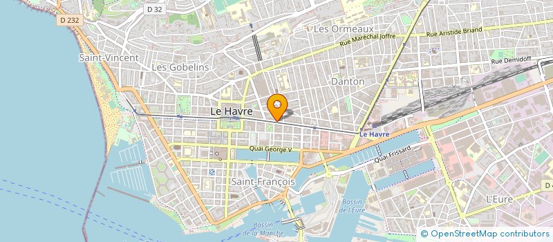 localisation de l'entreprise SCCV LE DOMAINE 1888  LE HAVRE