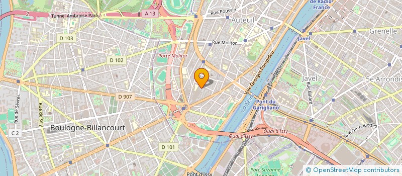 localisation de l'entreprise SCCV LE DOMAINE DU GOLF à PARIS