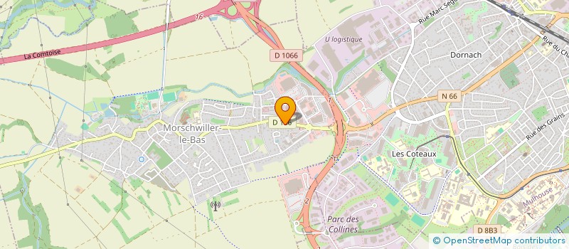 localisation de l'entreprise SCCV LE DOMAINE ENTLEN à MORSCHWILLER-LE-BAS