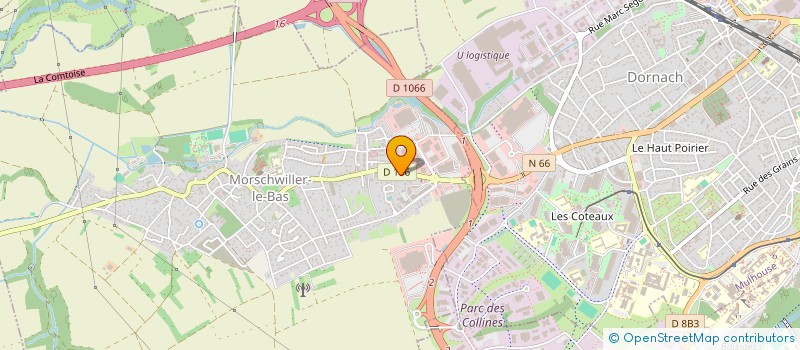 localisation de l'entreprise SCCV LE DOMAINE FONTAINE  MORSCHWILLER-LE-BAS