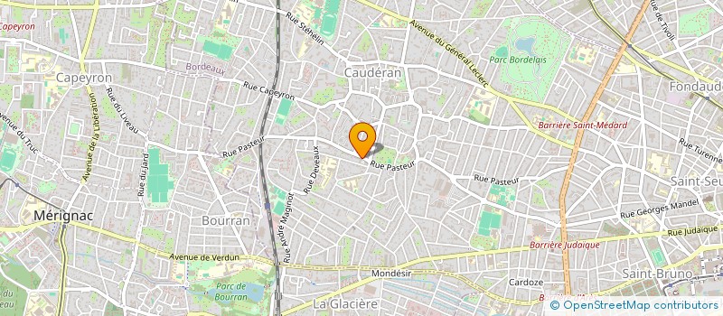 localisation de l'entreprise SCCV LE DOMAINE SAINT GENES  BORDEAUX