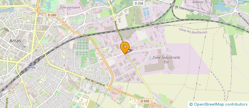 localisation de l'entreprise SCCV LE FLIBUSTIER à ARRAS