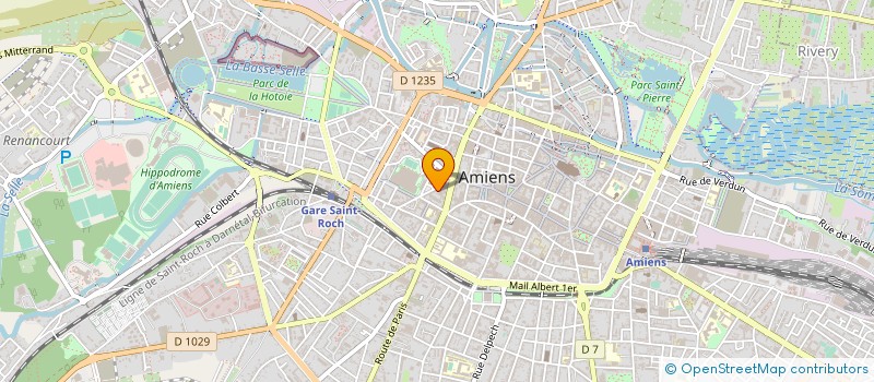 localisation de l'entreprise SCCV LE FLOREAL à AMIENS