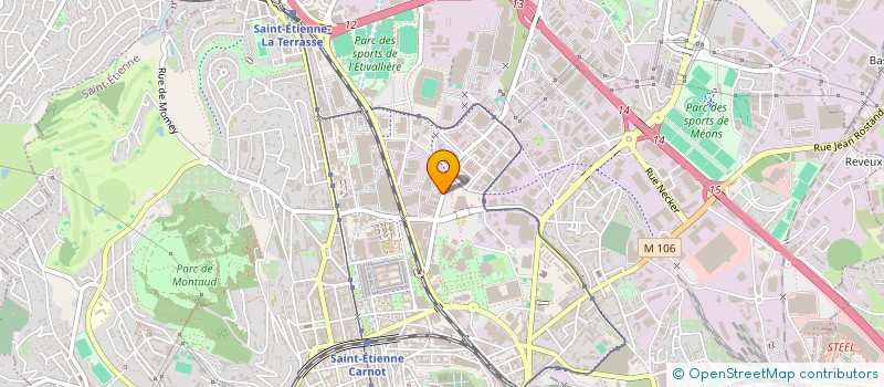 localisation de l'entreprise SCCV LE FONTIUM à SAINT-ETIENNE