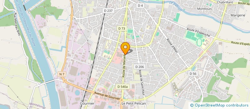 localisation de l'entreprise SCCV LE GEORGES  MONTELIMAR