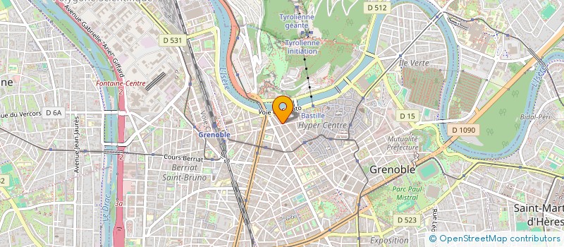 localisation de l'entreprise SCCV LE GUSTAVE  GRENOBLE