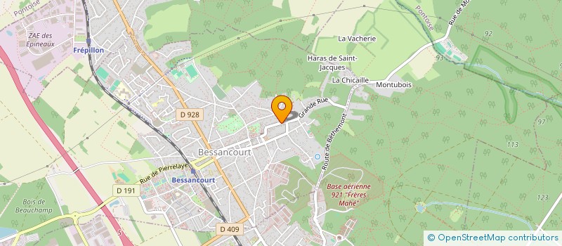 localisation de l'entreprise SCCV LE HAMEAU DE BETHEMONT  BESSANCOURT