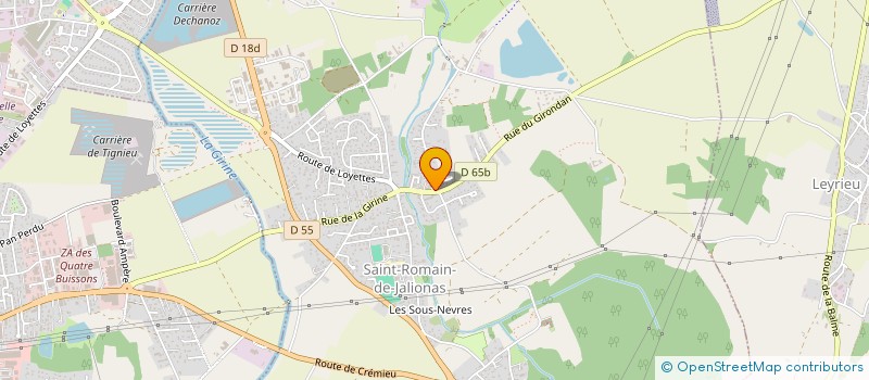 localisation de l'entreprise SCCV LE HAMEAU DE COLOMBIER  SAINT-ROMAIN-DE-JALIONAS