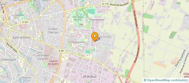 localisation de l'entreprise SCCV LE JARDIN D'HESTIA  VALENCE