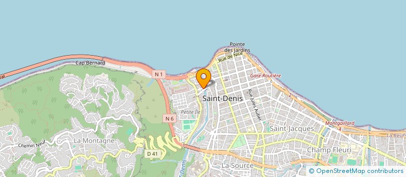 localisation de l'entreprise SCCV LE JARDIN DE LA MER à SAINT-DENIS