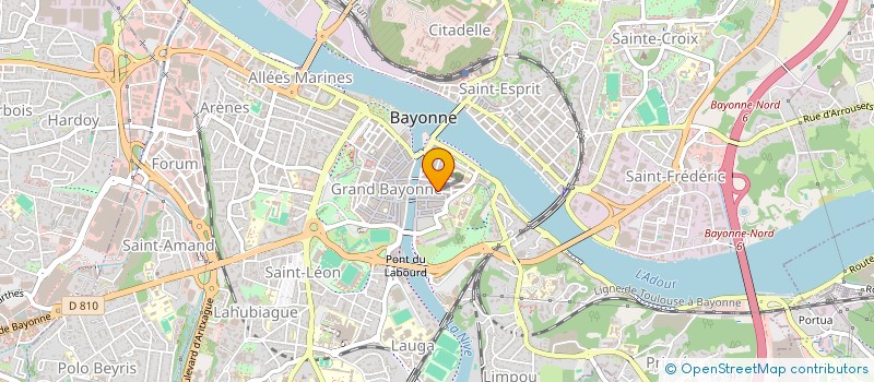 localisation de l'entreprise SCCV LE LAC DE LA LAGUIBE à BAYONNE