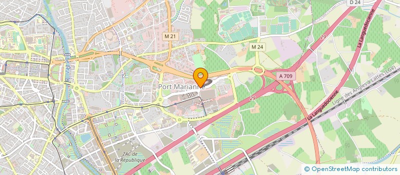 localisation de l'entreprise SCCV LE LANTISSARGUES à MONTPELLIER