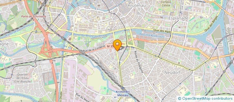 localisation de l'entreprise SCCV LE LIBERTY à STRASBOURG