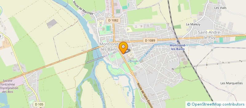 localisation de l'entreprise SCCV LE LION D'OR  MONTROND-LES-BAINS