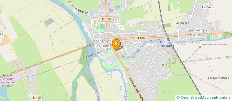 localisation de l'entreprise SCCV LE MAESTRO  MONTROND-LES-BAINS