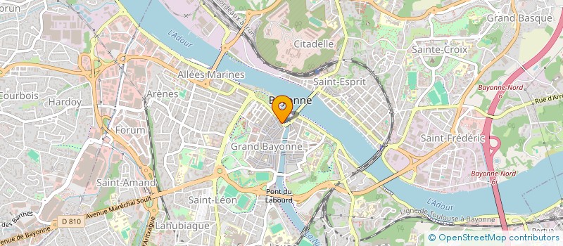 localisation de l'entreprise SCCV LE MANOIR à BAYONNE