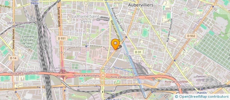localisation de l'entreprise SCCV LE MESNIL à AUBERVILLIERS