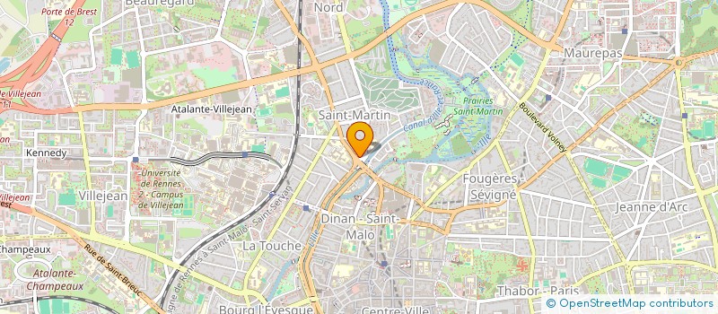 localisation de l'entreprise SCCV LE MEWEN à RENNES