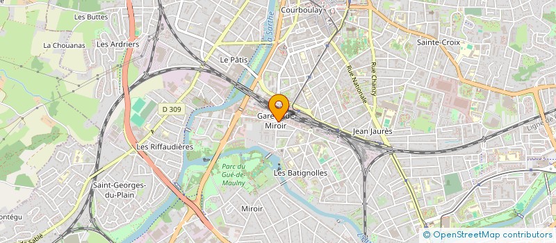 localisation de l'entreprise SCCV LE MOLIERE à LE MANS