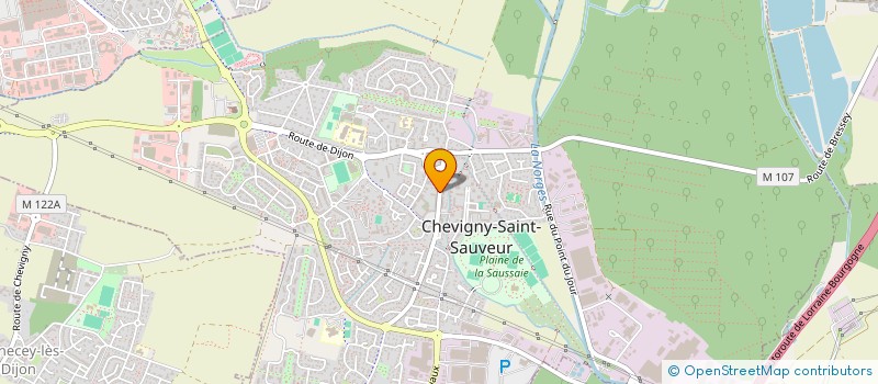 localisation de l'entreprise SCCV LE PAS FLEURY à CHEVIGNY-SAINT-SAUVEUR