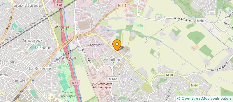 localisation de l'entreprise SCCV LE PERREUX RUE DE LA PAIX  BALMA