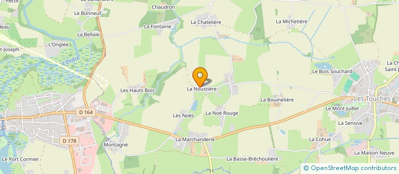 localisation de l'entreprise SCCV LE PETIT MONTAGNON  LES TOUCHES