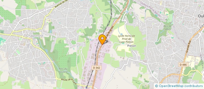 localisation de l'entreprise SCCV LE PETIT PARAVY à CHAPONOST