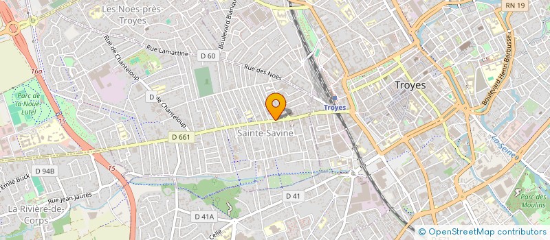 localisation de l'entreprise SCCV LE PONT ROUGE  SAINTE SAVINE