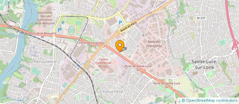 localisation de l'entreprise SCCV LE POSEIDON à NANTES