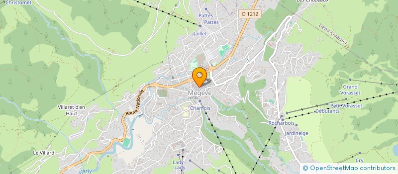 localisation de l'entreprise SCCV LE REPLAT  MEGEVE