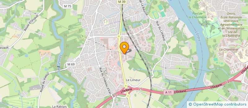 localisation de l'entreprise SCCV LE RICOLAIS à LA CHAPELLE-SUR-ERDRE