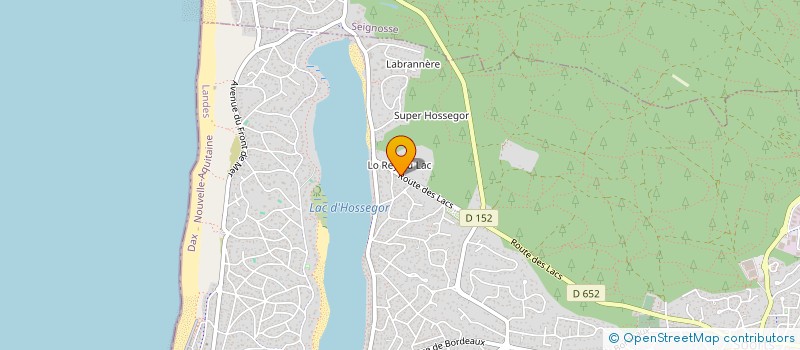 localisation de l'entreprise SCCV LE ROCHER  SOORTS-HOSSEGOR