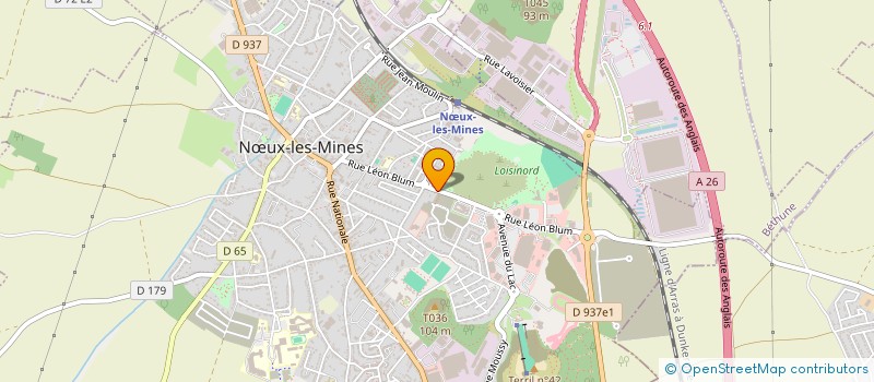 localisation de l'entreprise SCCV LE ROCHOIR  NUX-LES-MINES